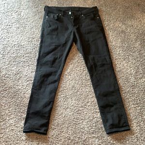 H&M Black Skinny Coupe Size 36 Pants
